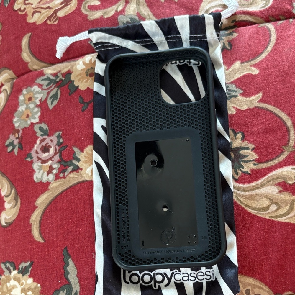 Loopy Case Zebra Pattern Pouch - Picture 3 of 4